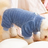halpa Takit-Koirat Kissat Takit Takki Muoti söpö tyyli Talvi Lämmin Pehmeä Pestävä Mukava ulko- Urheilu Koiran vaatteet for Bichon Frise Villakoira Pomeranian Pienelle lemmikille papillon