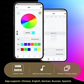 זול מופעל באמצעות USB-אור מחרוזת נייד עמיד למים הניתן לאגירה חיצונית 7m/10m rgb עם בקרת אפליקציה לפיקניק קפיצי אוהל קמפינג
