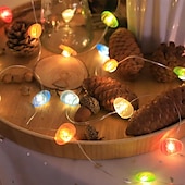 billiga Påskljus-påskägg ljusslinga 2m 20leds fairy string lights sovrum vardagsrum fest bröllop gård hem semester fest tillbehör påsk fest dekoration