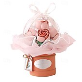 economico Costruzioni giocattolo-bouquet di simulazione di piccole particelle assemblato con elementi costitutivi per regalare alla fidanzata e al migliore amico un secchiello da abbraccio creativo per San Valentino