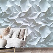 cheap Wallpaper-Cool Wallpapers 3D White Wallpaper Wall Mural Wall Covering Sticker Peel and Stick Removable PVC/Vinyl Material Self Adhesive/Adhesive Required Wall Decor for Living Room Kitchen Bathroom