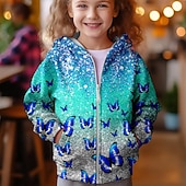 Dla dziewczynek 3D Motyl Bluza z Kapturem Płaszcz Odzież wierzchnia Różowy Długi rękaw Jesień Zima Aktywny Śłodkie Moda miejska Dzieci 3-12 lat Suwak Ulica Codzienny Regularny tanie Dziewczęca wizja 3D i blask-Dla dziewczynek 3D Motyl Bluza z Kapturem Płaszcz Odzież wierzchnia Różowy Długi rękaw Jesień Zima Aktywny Śłodkie Moda miejska Dzieci 3-12 lat Suwak Ulica Codzienny Regularny