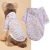 abordables Sweats à capuche-Chien Chat Pulls à capuche Mignon Occasionnel Hiver Respirant Doux Lavable Confortable Extérieur Décontracté Quotidien Vêtements pour Chiens for Bichon Frisé Spitz Nain Bébé Animal Papillon Petit
