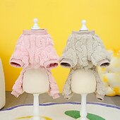お買い得  ジャンプスーツ-犬用 猫用 ジャンプスーツ ファッション かわいいスタイル 冬 ウォーム ソフト 洗濯可 快適 アウトドア スポーツ 犬服 for ビジョンフリーゼ プードル ポメラニアン 赤ちゃんサイズ パピヨン