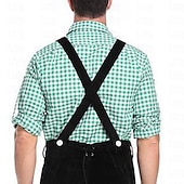 preiswerte Herrenhemd zum Knöpfen-Herren Hemd Freizeithemd Knopfhemd Karierte Hemden Schwarz Rot Grün Langarm Karomuster Revers Karneval Urlaub Tasche Bekleidung Baumwolle Baumwollmischung Mode Lässig Bequem