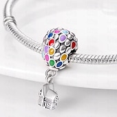 cheap Mother&#039;s Day Gift for Women-Women&#039;s Day Gifts Pandora Emperor 925 White Copper Plated Silver Rose Gold Pendant Diy Enamel Multi Color Drip Glue Hot Air Balloon Pan Family Beads Mother&#039;s Day Mother&#039;s Day Gifts for MoM