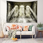 levne krajinářský gobelín-fantazie dům závěsný gobelín nástěnné umění velký gobelín nástěnná malba výzdoba fotografie pozadí přikrývka opona domácí ložnice dekorace obývacího pokoje