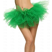 abordables Bas-Costume élégant Tutu Jupe en tulle Rétro Vintage Années 1980 Adulte Femmes Halloween Carnaval Soirée Performance Se déguiser