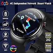 tanie Zegarki inteligentne-696 ThorUltra4 Inteligentny zegarek 1.43 in Smart Watch Phone 4G LTE Bluetooth Krokomierz Powiadamianie o połączeniu telefonicznym Pulsometry Kompatybilny z Android iOS Męskie GPS Odbieranie bez