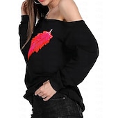 tanie Najfatalniejszy-Retro / vintage Lata 80 Bal maskowy Bluzy Z odsłoniętymi ramionami Strój na bal maskowy Damskie Bal maskowy Impreza / Wieczór Parada równości Miesiąc Dumy Dla dorosłych Top Wiosna Jesień