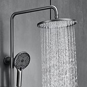 economico Rubinetti doccia-Sistema doccia / Valvola miscelatrice termostatica Impostato - Docetta inclusa Doccia multi spray Moderno Galvanizzato Esterno Valvola in ceramica Bath Shower Mixer Taps