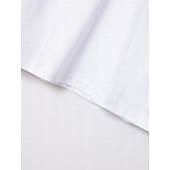  Homme Polo Occasionnel Travail Col Rabattu Manches courtes Points Ronds Imprimé Floral Basique Été Coupe Ample Blanche Marine foncé Polo