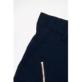  Herren Hose Hosen Chinesisch Chino Chino Hosen Tasche Glatt Komfort Atmungsaktiv Outdoor Täglich Ausgehen Modisch Brautkleider schlicht Schwarz Weiß elastisch