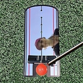 billiga Golftillbehör och utrustning-golfputsspegel - perfekta din inriktning och sving med träningshjälp för utomhusbruk och tillbehör till svingtränare