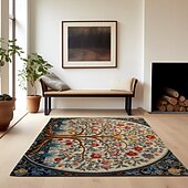 preiswerte Wohn- und Schlafzimmerteppiche-Baum des Lebens, Vintage-Boho-Teppich, Küchenmatte, rutschfeste, ölbeständige Bodenmatte, Wohnzimmerteppich, Innen- und Außenmatte, Schlafzimmerdekoration, Badezimmermatte, Eingangsteppich, Fußmatte