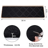 economico tappeti per gradini-Tappeti bagno Nero Fantasia geometrica Tappeto bagno assorbente microfibra