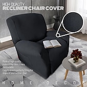 economico Poltrone reclinabili e poltrone wingback-copripoltrona reclinabile jacquard 1 pezzo, copripoltrona reclinabile elasticizzata per divano reclinabile a 1 posto, copripoltrona reclinabile a un posto molto morbido, lavabile in lavatrice