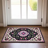 preiswerte Fußmatten-Vintage-Ramadan-Druck, Fußmatte, Fußmatten, waschbare Teppiche, Küchenmatte, rutschfester, ölbeständiger Teppich, Innen- und Außenmatte, Schlafzimmerdekoration, Badezimmermatte, Eingangsteppich