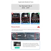 economico Lettori multimediali per auto-9 pollici android 12 per renault clio 4 zoe 2016-2019 riproduzione video per auto navigazione video stereo gps carplay