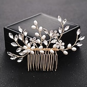abordables Hair Styling Accessories-Crystal Flower Bridal Hair Comb, Silver Accents, Wedding Hair Comb, Bridal Comb, Hair Comb For Wedding, Bridal Hair Piece, Hair Accessories