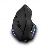 cheap Mice-ZELOTES F-35 Wireless 2.4GHz Rechargeable Vertical Mice 6 Buttons 2400 DPI Adjustable Ergonomic Optical Gaming Computer Mouse