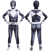 economico Costumi per ragazzi-Mighty Morphin Power Rangers Tommy Oliver Costume Cosplay Tuta Cosplay Halloween Cosplay di film for Per uomo Per donna Ragazzi Bambini Adulti Halloween Carnevale Mascherata