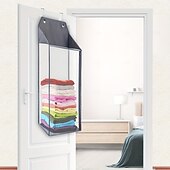 Недорогие Корзины для белья-Корзина для белья над дверью, складная подвесная сетчатая корзина для белья с застежкой-молнией для органайзера для грязной одежды, компактная сумка для белья для ванной комнаты, спальни