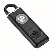 voordelige Persoonlijke bescherming-persoonlijk veiligheidsalarm 130 db zelfverdedigingssirene veiligheid alarm voor vrouwen meisje met sos led licht persoonlijke alarmen sleutelhanger alarm oplaadbare batterij