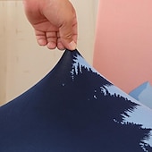 baratos Capa para Cadeira de Escritório-Capa para cadeira de escritório, capa para cadeira de mesa de computador, spandex elástico, anti-poeira, divisão universal, giratória, protetor de capa para cadeira giratória, conjunto de 2 peças,