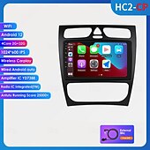 お買い得  カー・マルチメディア・プレーヤー-android カーラジオメルセデスベンツ c クラス/clk 2000-2005 8g128g carplay ステレオプレーヤー wifi gps ナビゲーション