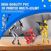 cheap Novelty Toys-13 Action Figure T13 Action Figure 3D Printed Multi-Jointed Movable Lucky 13 Action Figure Nova 13 Action Figure Dummy 13 Action Figure Valentines Gifts for Him