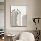 billiga Abstrakta målningar-handmålad 3d väggkonst blå minimalism texturmålning handgjord blå väggkonst blå texturerad oljemålning väggkonstmålning stor blå abstrakt knivmålning redo att hänga eller duk