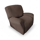 economico Poltrone reclinabili e poltrone wingback-copripoltrona reclinabile jacquard 1 pezzo, copripoltrona reclinabile elasticizzata per divano reclinabile a 1 posto, copripoltrona reclinabile a un posto molto morbido, lavabile in lavatrice