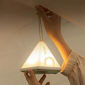 cheap Camping Lights &amp; Lanterns-White Light Warm Light Rechargeable Camping Light LED Atmosphere Tent Light Waterproof USB Charging Camping Lantern Emergency Light Table Lights