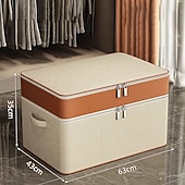 お買い得  衣類収納用品-大容量収納バッグ、衣類収納、強化ハンドル付きポータブルクローゼット収納ボックス、多目的家庭用収納バッグ、掛け布団寝具用