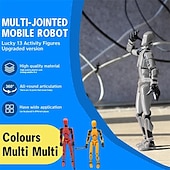 cheap Novelty Toys-13 Action Figure T13 Action Figure 3D Printed Multi-Jointed Movable Lucky 13 Action Figure Nova 13 Action Figure Dummy 13 Action Figure Valentines Gifts for Him