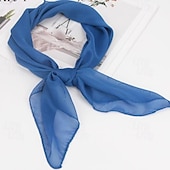 economico Accessori e altro-Retrò Vintage Anni 1950 Sciarpa quadrata in chiffon Per donna Addio al Nubilato Adulti Sciarpa