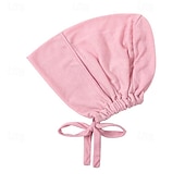 cheap Arabian Muslim-Muslim Underscarf Women Veil Hijab Bonnet Solid Color Scarf Turbans Head scarves For Female Hijab Cap Islamic Hat Turbante Mujer