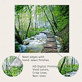 billiga Skogstapet-sjö skog hängande gobeläng väggkonst stor gobeläng väggmålning dekor fotografi bakgrund filt gardin hem sovrum vardagsrum dekoration