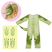 economico Costumi per bambini-Dinosauro Vestiti Carnevale Costume cosplay Stile Carnevale di Venezia Per adulto Da ragazzo Da ragazza Cosplay Feste Mascherata Carnevale Mascherata Costume di Carnevale facile