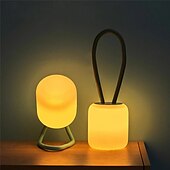 cheap Camping Lights-LED Camping Light Flexible Rope USB Charging Dimming Silicone Night Light Portabl Camping LED Light for Hiking Beach Lighting Oudoor Use 1pc