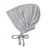 cheap Arabian Muslim-Muslim Underscarf Women Veil Hijab Bonnet Solid Color Scarf Turbans Head scarves For Female Hijab Cap Islamic Hat Turbante Mujer