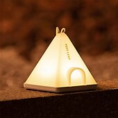 cheap Camping Lights &amp; Lanterns-White Light Warm Light Rechargeable Camping Light LED Atmosphere Tent Light Waterproof USB Charging Camping Lantern Emergency Light Table Lights