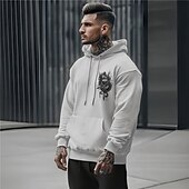 economico felpe 3d da uomo-Per uomo Costumi scheletro Serpente Felpa con cappuccio Felpe Felpa Felpa con cappuccio Manica lunga Felpa con cappuccio Con cappuccio Punk gotico Stampa 3D Feste Per eventi Abbigliamento di strada