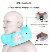 cheap Body Massager-Electric Neck Massager U-shaped Massage Pillow Cervical And Neck Massager With Durable Memory Sponge Massage Pillow With Heat, Deep Tissue Kneading for Women Day