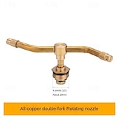 levne Zalévání a zavlažování-3/4 ramenný automatický rotační postřikovač zahradní zadešťovač rotační zadešťovač trávníku 360stupňový automatický rotační mosazný postřikovač rotační zadešťovací systém postřikovače vhodné pro velké