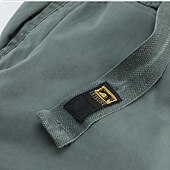 cheap Classic-Men&#039;s Cargo Shorts Shorts Work Shorts Buttons Multi Pocket Plain Wearable Short Outdoor Daily Going out Fashion Classic Black Army Green