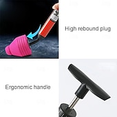 cheap Toilet Brush &amp; Cleaning-High Pressure Toilet Unblock One Shot Toilet Pipe Plunger, Upgraded Toilet Plunger Kit High Pressure Air Drain Clog Remover Plumbing Tool for Sink Bathroom Kitchen Bathtub Clogged Pipe