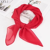 economico Accessori e altro-Retrò Vintage Anni 1950 Sciarpa quadrata in chiffon Per donna Addio al Nubilato Adulti Sciarpa