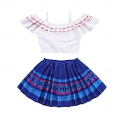 baratos Roupa de natação-Infantil Para Meninas Roupa de Banho Ao ar livre Imprimir Fatos de banho 2-12 anos Verão Modelo A DH16 Tipo C DH18 Seção B DH17